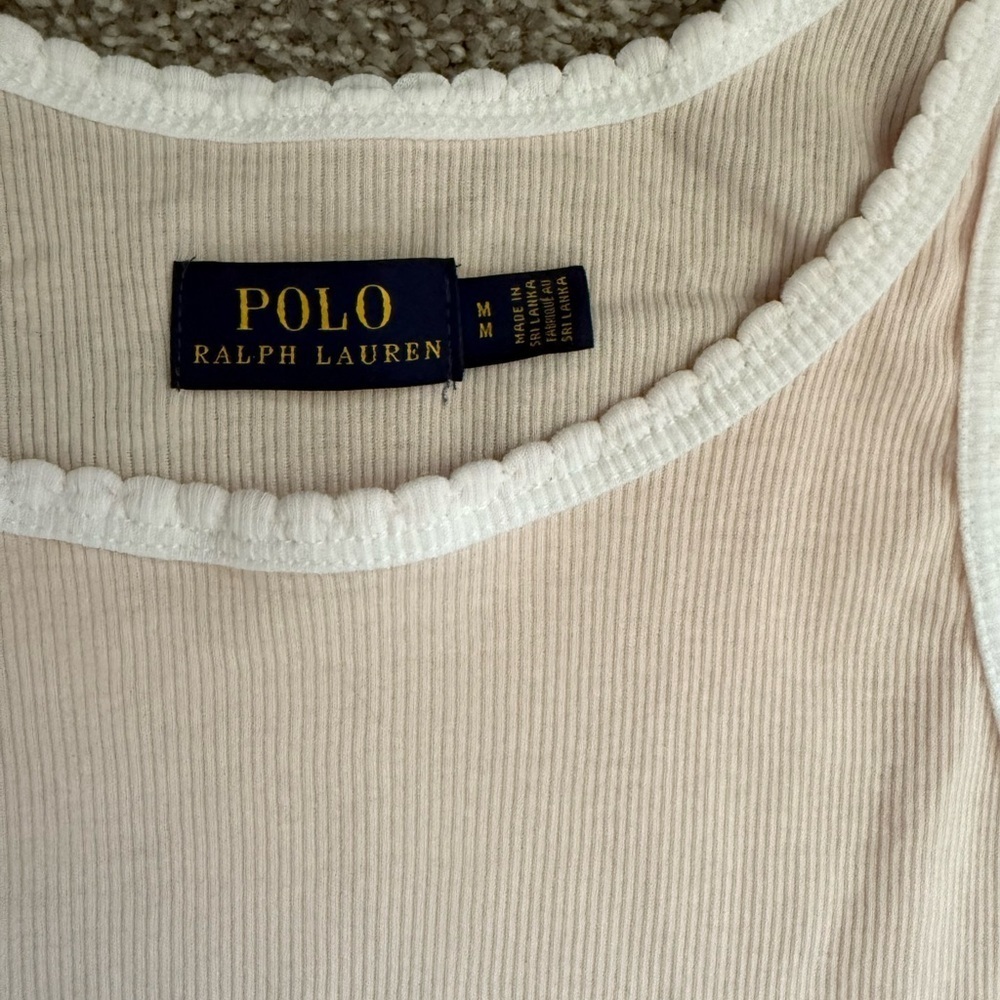 Polo by Ralph Lauren Women's Light Peach Pajama top - Picture 3 of 3